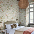 Peony Bloom, Pink Mural Wallpaper - room preview 02