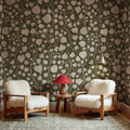 Eternal Vine, Dark Green Mural Wallpaper - room preview 02