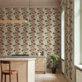 Garden Stripe, Pink Mural Wallpaper - room preview 02