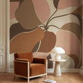 Grand Verdant, Pink Mural Wallpaper - room preview 02
