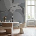 Grand Verdant, Blue Mural Wallpaper - room preview 02