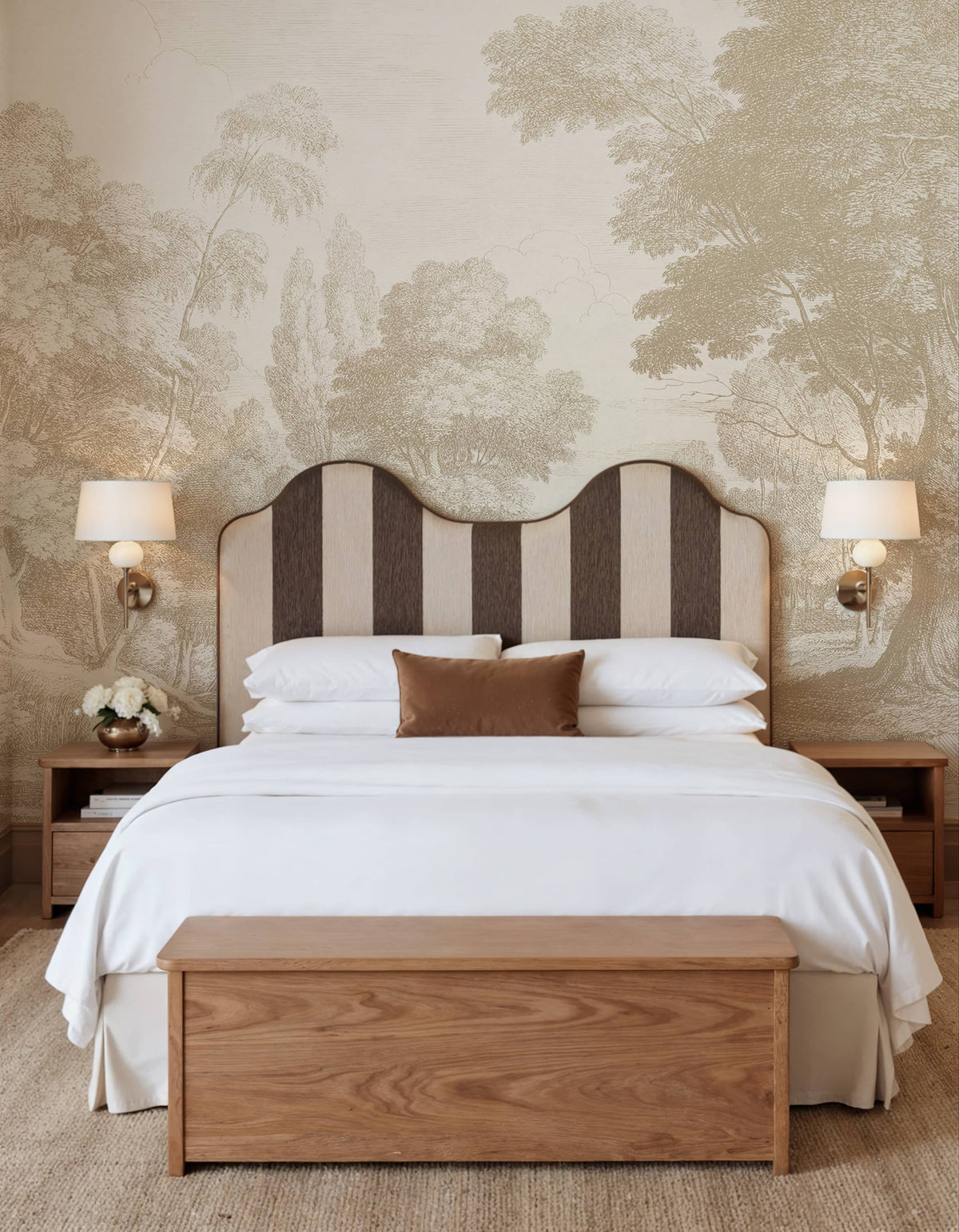 Etching Park, Sand Mural Wallpaper - room preview 02