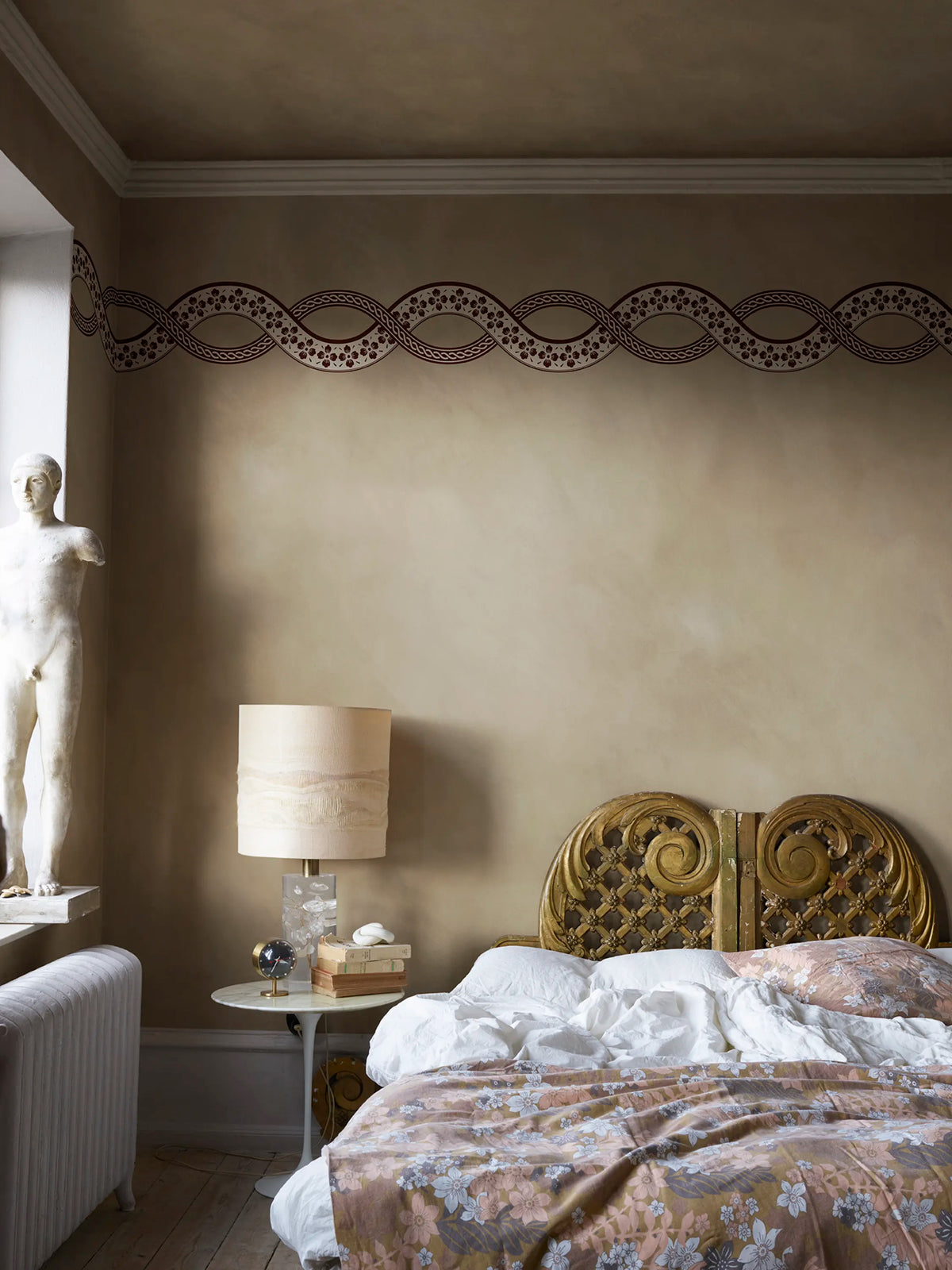 Ivory Braid, Beige Mural Wallpaper - room preview 02