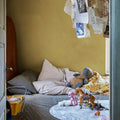 Ivory Braid, Yellow Mural Wallpaper - room preview 02