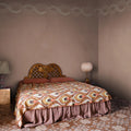 Ivory Braid, Pink Mural Wallpaper - room preview 02