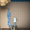 Gentle Manor, Teal Mural Wallpaper - room preview 02