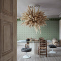 Gentle Manor, Green Mural Wallpaper - room preview 02