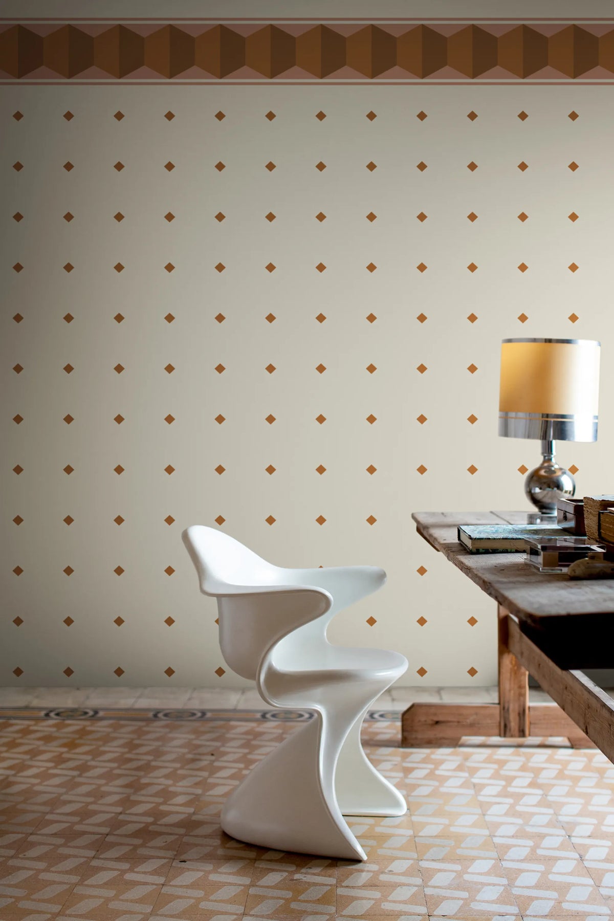 Gentle Manor, Beige Mural Wallpaper - room preview 02