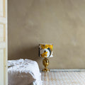 Wave Border, Brown Mural Wallpaper - room preview 02