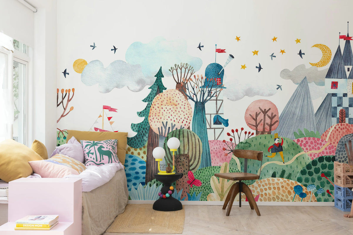 Fantasy Land, Multi Mural Wallpaper - room preview 02
