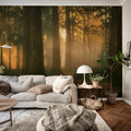 Misty Morning, Soft Mural Wallpaper - room preview 02