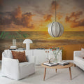 Seaside at Dawn, Soft Mural Wallpaper - room preview 02