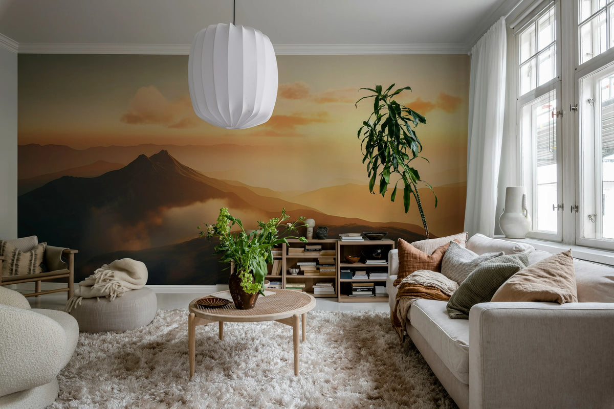 The Summit, Dawn Mural Wallpaper - room preview 02