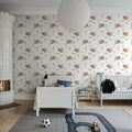Fire Trucks, Red Mural Wallpaper - room preview 02