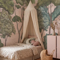 Tree Parade, Pink Mural Wallpaper - room preview 02