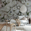 Bouquet of Buttercups, Soft Mural Wallpaper - room preview 02