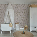 Bird Chinoiserie, Pink Mural Wallpaper - room preview 02