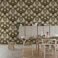 Dreamy Birds, Beige Mural Wallpaper - room preview 02