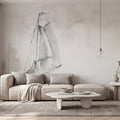 Sailing Boat, Gray Mural Wallpaper - room preview 02