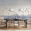 Sea View, Soft Blue Mural Wallpaper - room preview 02