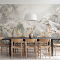 Jungle Plants, Vintage Mural Wallpaper - room preview 02