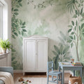 Leafy Greenery, Lush Mural Wallpaper - room preview 02
