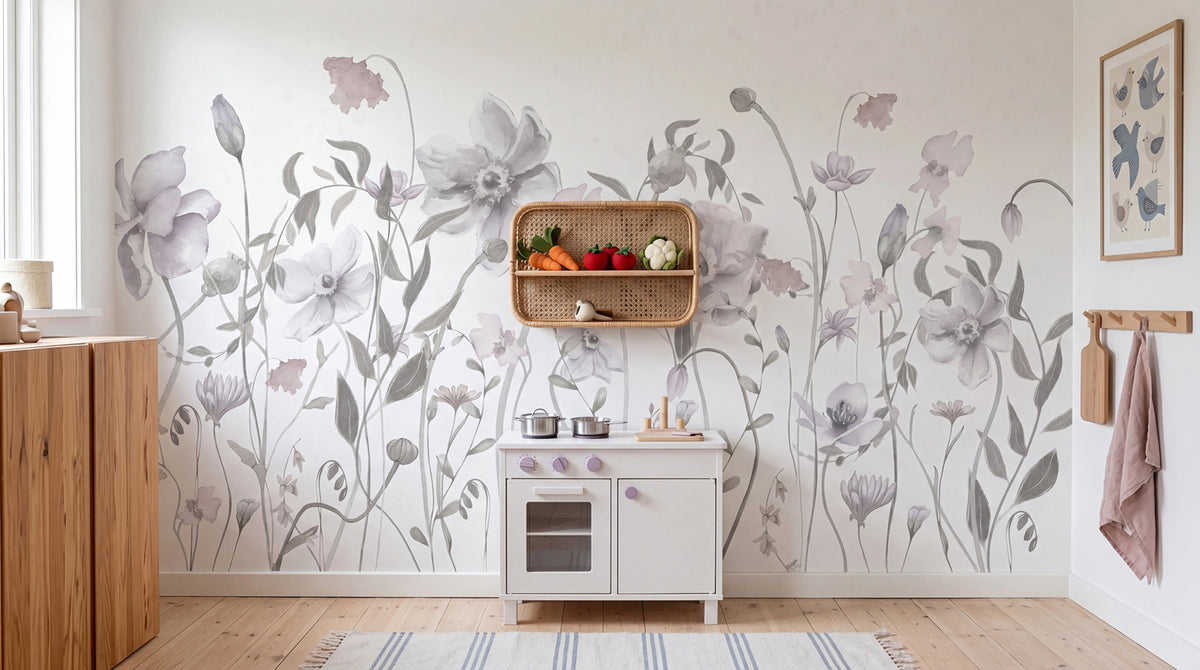 Spring Garden, Soft Mural Wallpaper - room preview 02
