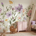 Spring Garden, Pink Mural Wallpaper - room preview 02