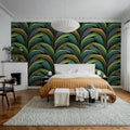 Grand Leaves, Multi Mural Wallpaper - room preview 02