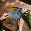 Autumn Creek Forest Mural Wallpaper — Impressionistic Landscape Mural Wallpaper - room preview 03