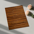 Natural Bamboo Stalks Mural Wallpaper — Organic Wood Tones Mural Wallpaper - room preview 03