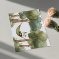 Resting Panda in Hammock Mural Wallpaper — Whimsical Woodland Scene Mural Wallpaper - room preview 03