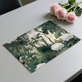 Ethereal Botanical Jungle Mural Wallpaper — Soft Nature Scene Mural Wallpaper - room preview 03