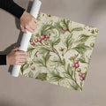 Vintage Botanical Vine Mural Wallpaper — Soft Berry Pattern Mural Wallpaper - room preview 03