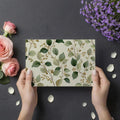 Eucalyptus & Berry Vine Mural Wallpaper — Botanical Art Pattern Mural Wallpaper - room preview 03