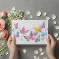 Butterfly Swarm Mural Wallpaper — Whimsical Watercolor Art Mural Wallpaper - room preview 03