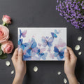 Ethereal Butterfly Swarm Mural Wallpaper — Watercolor Art Mural Wallpaper - room preview 03
