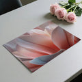 Macro Petal Gradient Mural Wallpaper — Soft Pink Floral Art Mural Wallpaper - room preview 03