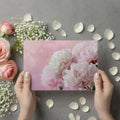 Soft Pink Peony Bloom Mural Wallpaper — Ethereal Floral Design Mural Wallpaper - room preview 03