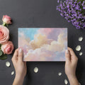 Dreamy Watercolor Pastel Sky Mural Wallpaper — Abstract Clouds Mural Wallpaper - room preview 03