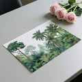 Verdant Jungle Palm Mural Wallpaper — Hand-Painted Botanical Style Mural Wallpaper - room preview 03