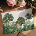 Tropical Palm Forest Mural Wallpaper — Botanical Lush Scene Mural Wallpaper - room preview 03