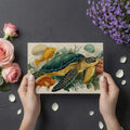 Underwater Sea Turtle Mural Wallpaper — Whimsical Marine Art Mural Wallpaper - room preview 03