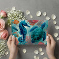 Underwater Sea Life Mural Wallpaper — Whimsical Ocean Scene Mural Wallpaper - room preview 03