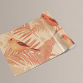 Classic Tropical Birds Mural Wallpaper Warm Coral & Green Print Mural Wallpaper - room preview 03