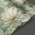 Vintage Floral Mural Wallpaper — Botanical Garden Pattern Mural Wallpaper - room preview 03
