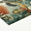 Underwater Botanical Coral Reef Mural Wallpaper for Coastal Spaces Mural Wallpaper - room preview 03