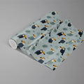 Tropical Toucan Mural Wallpaper —Whimsical Avian Pattern Mural Wallpaper - room preview 03