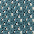 Baby Penguin Mural Wallpaper — Whimsical Nordic Pattern Mural Wallpaper - room preview 03