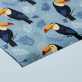 Tropical Toucan Mural Wallpaper —Whimsical Modern Bird Design Mural Wallpaper - room preview 03